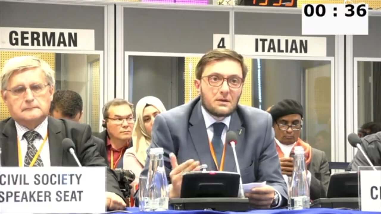 Alessandro Amicarelli en la OSCE