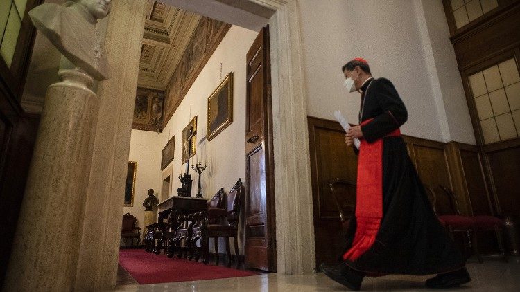Carinal Tagle inside the Dicastery