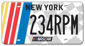 Five Bar NASCAR Plate