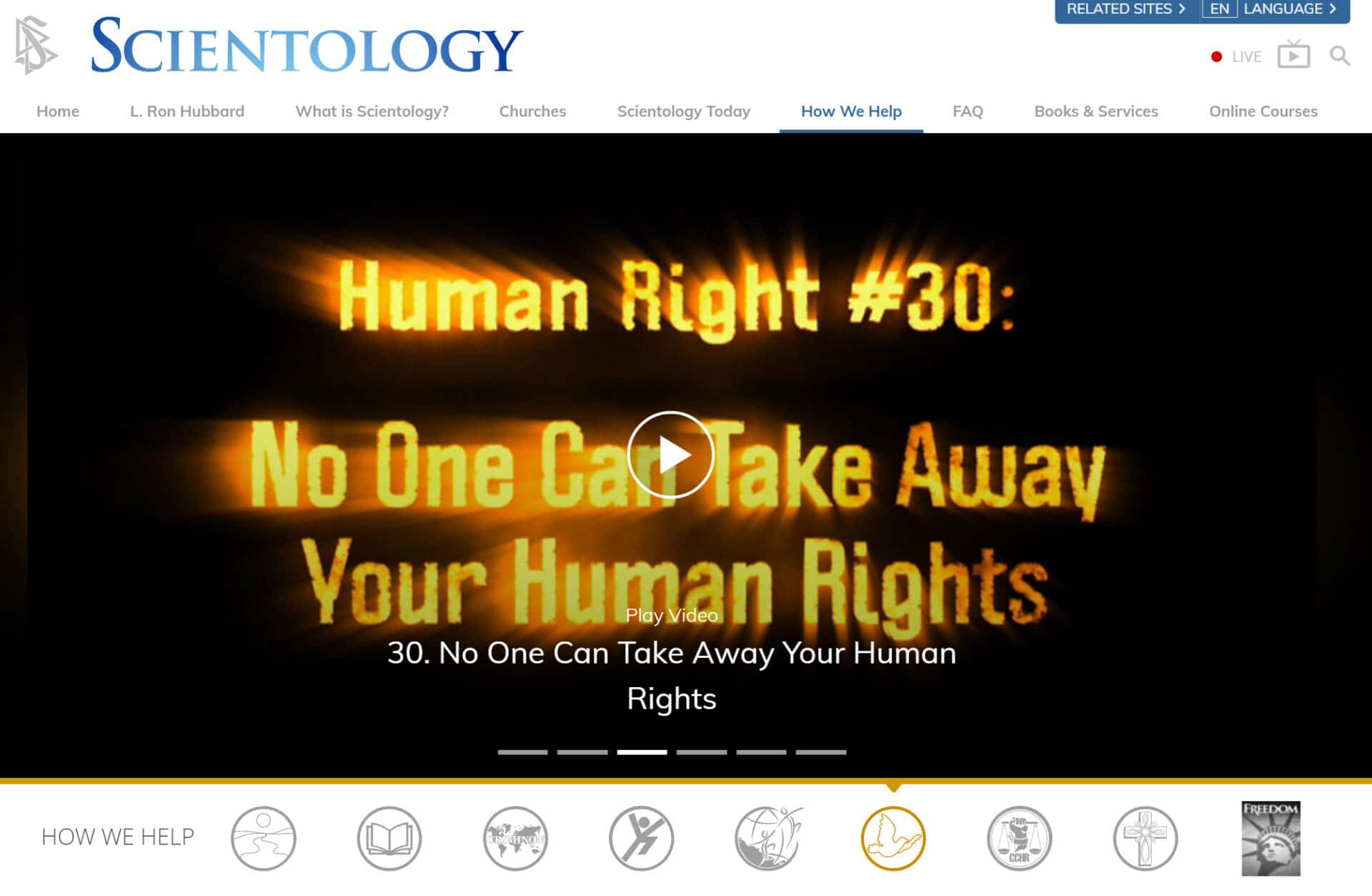 Scientology e Diritti Umani
