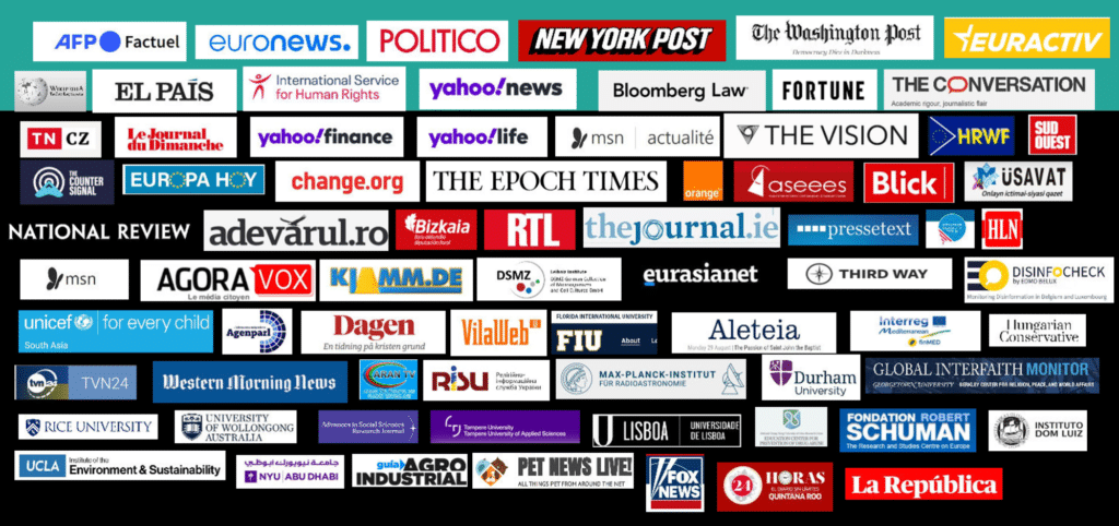 The European Times referenced in the media, universities and NGOs